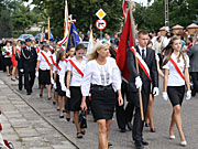 Parafia p.w. Boego Ciaa w omy -
					  72 rocznica obrony Nowogrodu, przemarsz do miejsca pamici