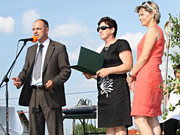 Parafia p.w. Boego Ciaa w omy -
						  Przemwienia, podzikowania i zaproszeni gocie 2012.06.24