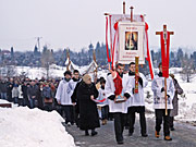 Parafia p.w. Boego Ciaa w omy - Procesja rezurekcyjna godz. 6.00