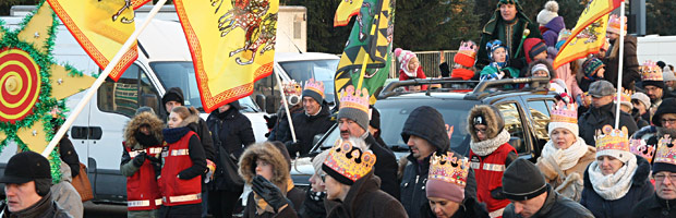 Orszak Trzech Krli, przemarsz ulicami naszego osiedla