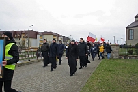 Procesja w ramach oglnopolskiej akcji Marszu Papieskiego