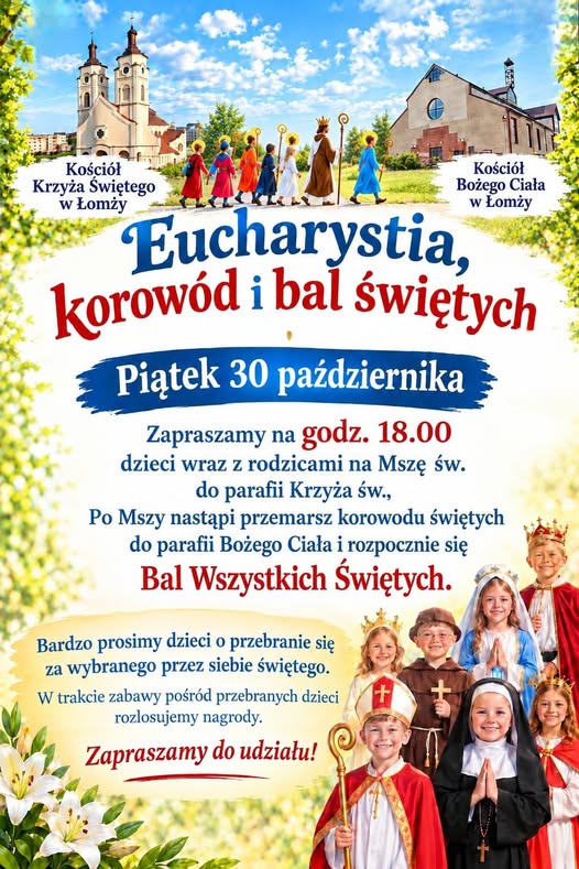 Korow�d �wi�tych, pi�tek 30 pa�dziernika 2026 r. godz. 18.00